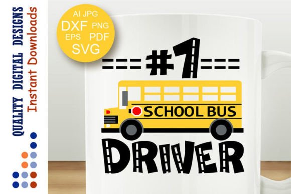 1 School Bus Driver SVG Back to School