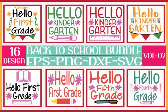 16 Back to School Bundle: Graphics & Crafts