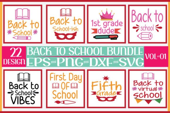 22 Back to School Bundle: Graphics & Crafts