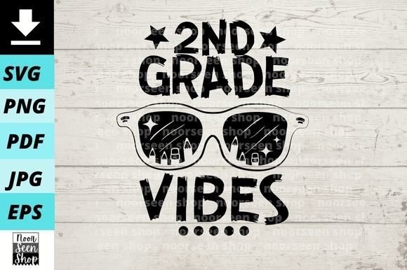 2nd Grade Vibes Sunglasses: Graphics & Illustrations