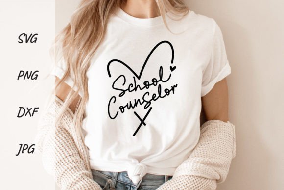 Back to School Counselor Svg Graphics for T-Shirt Designs