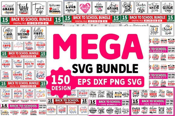 Back to School Mega SVG Bundle