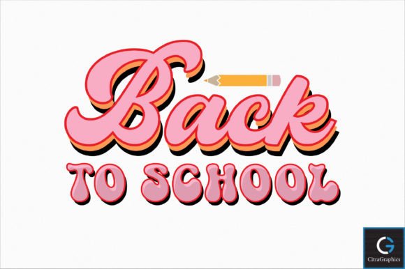 Back to School Retro Sublimation Graphics & Crafts