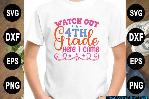 Back to School T-shirt Design, Watch out