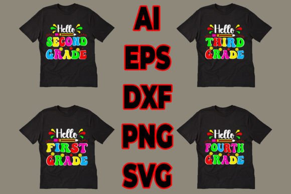 Back to School T-Shirt Designs Bundle