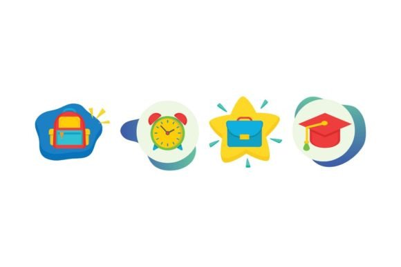 Back to School Tool Graphics and Illustrations