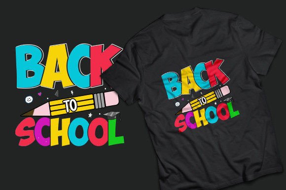Back to School Typography T-Shirt Designs