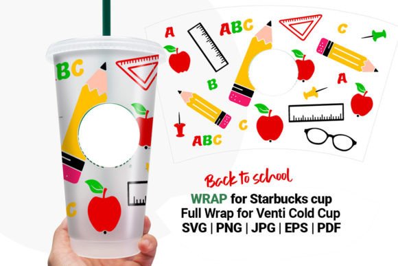 Back to School Wrap for Starbucks 24 Oz