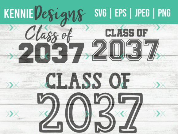 Class of 2037 Back to School Kinder SVG: Graphics and Crafts for Branding
