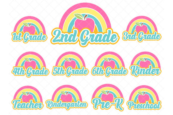 First Day of School Svg Bundle: Graphics & Illustrations for Crafting