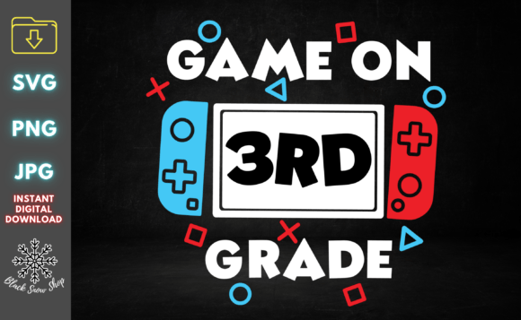 Game on 3RD Grade Back to School Svg