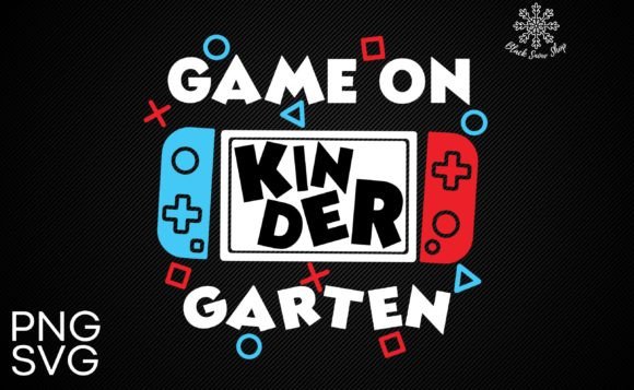 Game on Kindergarten Back to School Svg