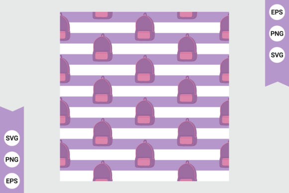 Seamless Pattern Back to School SVG